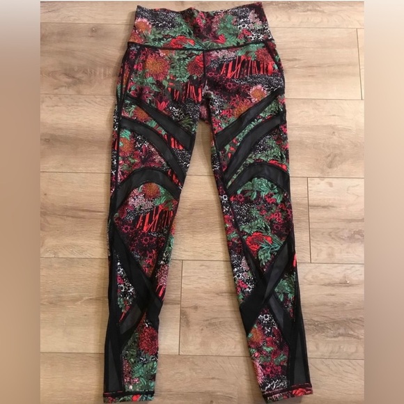 Lululemon Wunder Under Hi-Rise Tight Mesh Zen Garden Multi 28” size 8 - Picture 5 of 10